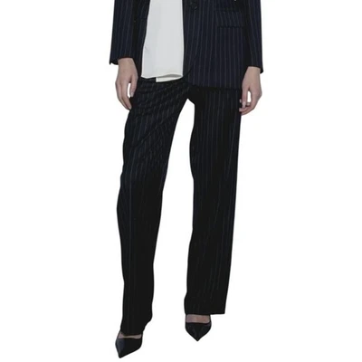 Le Suit Pants Womens 10P Petite Pinstripe Dress Career Office Workwear - Image 1 of 4