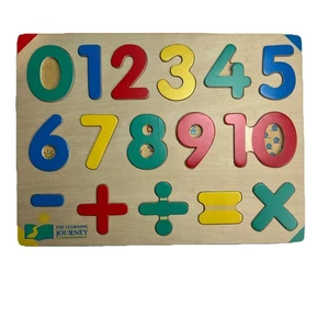 Die Lernreise: Heben & Lernen 123 Zahlenpuzzle Holzzählen Rechnen - Bild 1 von 5