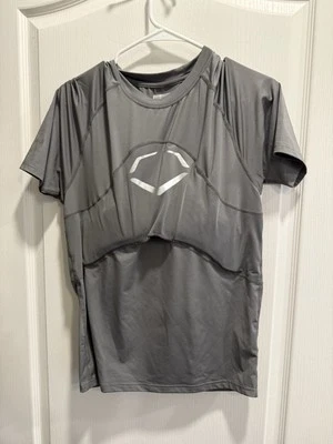 Camisa de compresión acolchada Evoshield para hombre protección de pecho grande carcasa dura Foto 1 de 4