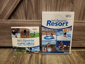Wii Sports and Wii Sports Resort  Nintendo BOTH COMPLETE AND TESTED  - Bild 1 von 10