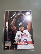 ALLEN IVERSON NBA CARD UPPER DECK 1997-98 2nd Year # 93 PHILADELPHIA 76ers