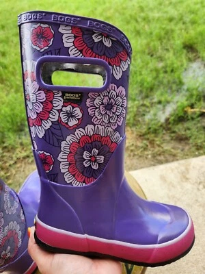 Bogs Rainboot Alto "Floral" Niñas PS 12C Foto 1 de 4