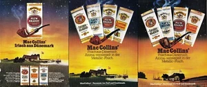 3w50300/ Lot Reklame aus 1977 – MacCollins Pfeifentabak – Frisch aus Dänemark. - Picture 1 of 4
