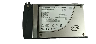 Intel 400GB SATA SSD DC S3700 6Gbs SSDSC2BA400G3 2.5" Enterprise con Caddy Foto 1 de 4