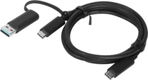 Lenovo HYBRID USB-C with USB-A, , schwarz, 2 m - Bild 1 von 1