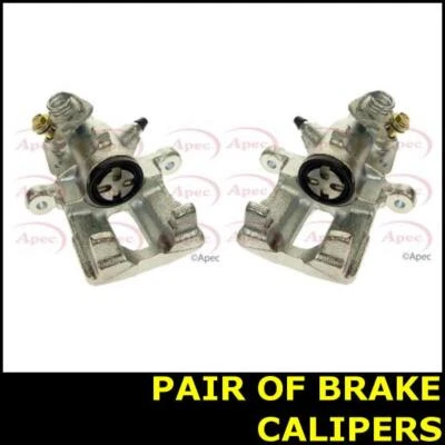 Par Pinzas Freno Traseras Izquierdas Derechas PARA NISSAN MICRA K11 1.0 1.3 1.4 92->03 Apec Foto 1 de 4