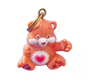 American Greetings CARE BEARS Vintage 80er Schlüsselanhänger TENDERHEART Mini Figur - Bild 1 von 3