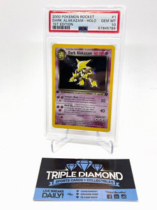 1999 Pokemon Dark Alakazam Team Rocket 1st Edition Holo PSA 10 GEM MINT #1/82