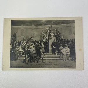 Postal del Panteón de Guerra de Estados Unidos 1918 Gorguet Carrier Belleuse SUD - Imagen 1 de 12