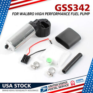 Replace WALBRO/TI GSS342 Fuel Pump + QFS Install Kit Fit Honda Prelude 1979-2001