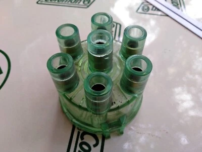 Nissan L20 L24  clear emerald green distributor cap 240Z skyline C10 510 cedric - Image 1 of 4