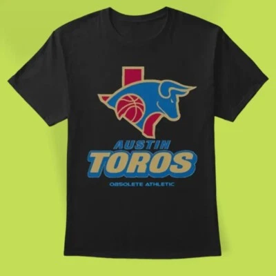 Camiseta negra AUSTIN TOROS x NBA G League logotipo azul S-3XL mensaje con talla Foto 1 de 3