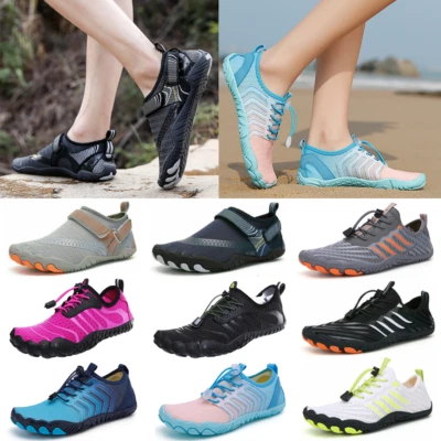 MARKENLOS Herren Damen Barfußschuhe Aqua Schwimm Wasserschuhe Strandschuhe Outdoor Gr36-47