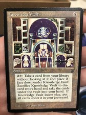 KNOWLEDGE VAULT ~mtg P/LpEnglish Legends Rare x1 Vintage Magic