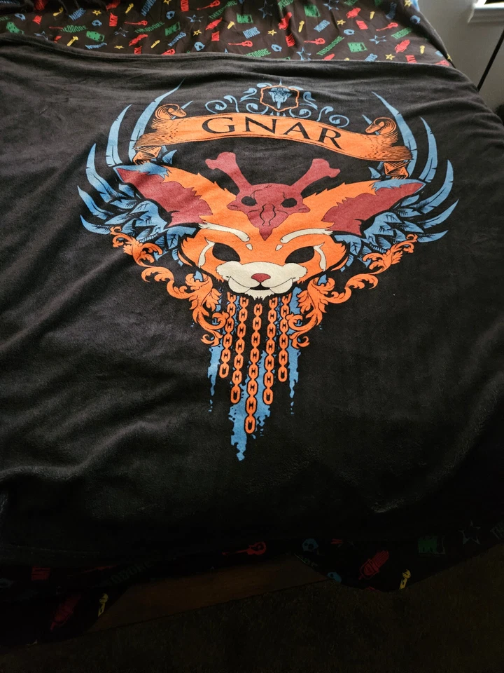 Fanmade League of Legends Gnar Throw Blanket - Image 1 of 1