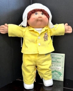 1985 Coleco Cabbage Patch Kids Plush Toy Doll CPK Xavier Roberts Boy - Picture 1 of 23