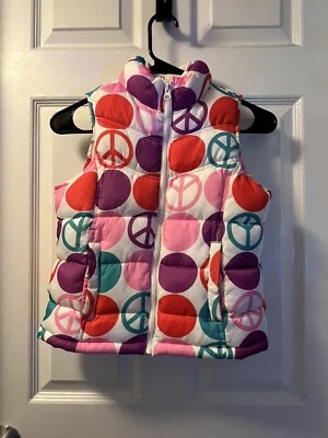 Chaleco acolchado Old Navy Peace talla M para niños Foto 1 de 3