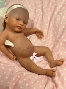 Bebe reborn Silicona completa niña 30 cm prematuro - Imagen 1 de 9