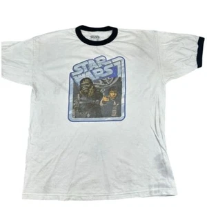Camiseta Star Wars Chewbacca Han Solo Gráfica Estilo Vintage Timbre Camiseta 2XL - Imagen 1 de 7