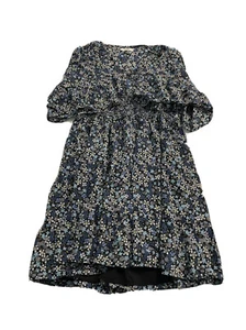 Max Studio Women's Petite Crepe Sleeve Tiered Short Dress Small Petite (Return) - Picture 1 of 12