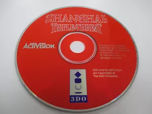 Shanghai: Triple Threat (3DO, 1995) Disc Only - Picture 1 of 1