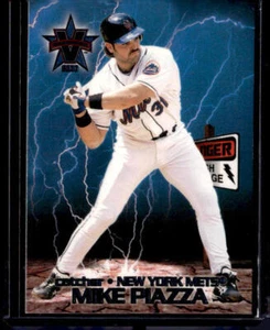 2000 Pacific Vanguard #24 Mike Piazza High Voltage Red #/299 - Bild 1 von 2