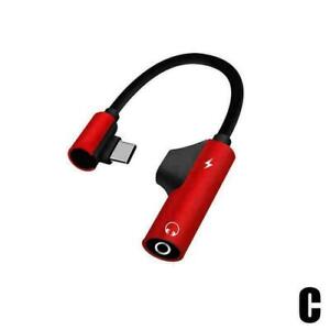 USB-C Type-C To 3.5mm Jack AUX Headphone Audio Splitter BEST Charging W8 FAST