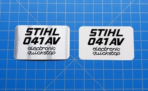 Stihl 041 AV Electronic Quickstop "Full Overlay Vinyl Aufkleber" - Bild 1 von 5
