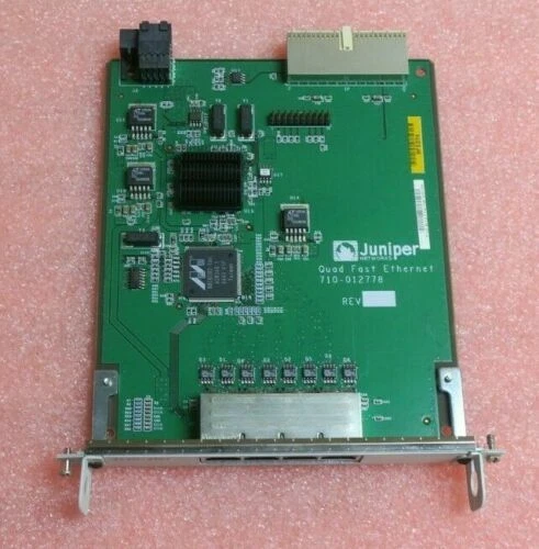 NEW Juniper Networks JXE-4FE-TX-S Quad Port Fast Ethernet Card Module 710-012778 - Image 1 of 1