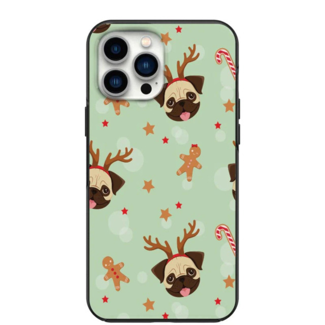 Pug Meme iPhone/Samsung Phone Case” graphic phone case by Cotton Wander.