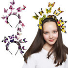 Butterflies Headband  Hair Hoop Colorful Decor for Party Wedding