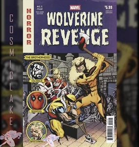WOLVERINE REVENGE RED BAND #5 MCKONE 1:25 RATIO EC COMICS VARIANT PRESALE 3/26 ☪ - Picture 1 of 3