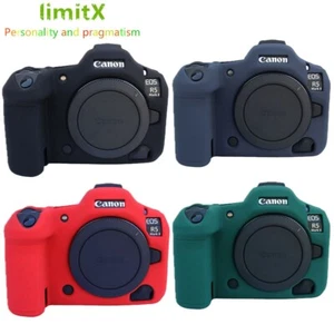 Custodia in silicone R5II custodia fotocamera texture antiscivolo per Canon EOS R5 Mark II - Foto 1 di 11