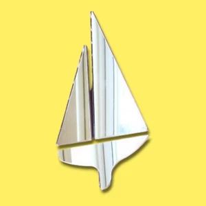 Acrylspiegel in Segelbootform - verschiedene Größen - Bild 1 von 1