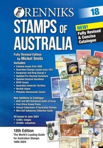 Renniks Stamps of Australia latest 18th Edition up to June 2024. Just released. - Picture 1 of 8