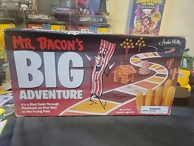 Mr. Bacon's Big Adventure Board Game - Mad Dash Through Meatland to Frying Pan! - Image 1 of 4