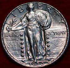 Uncirculated 1930 Philadelphia Mint Silver Standing Liberty Quarter