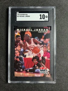 1992 SKYBOX USA # 39 MICHAEL JORDAN SGC 10 GEM MINT CHICAGO BULLS MVP GOAT - Picture 1 of 2
