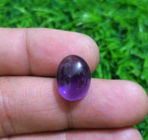 100%Natural A+ Purple Amethyst Oval Cabochon 9.70 Crt Loose Gemstone For Jewelry - Picture 1 of 7