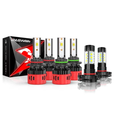 For Honda Odyssey 2005 2006 2007 2008 2009 2010 LED Headlight Hi/Low Fog Light - Image 1 of 4