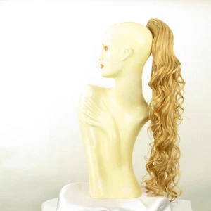 Haarteil Pferdeschwanz gewellt hellgoldblond 65 cm Ref 10 LG26 Peruk - Bild 1 von 7