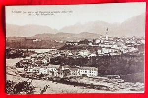 🌈Bella e Rara Cartolina di BELLUNO I’ ‘900 Adige Dolomiti⛰ - Foto 1 di 2