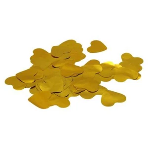 Equinox Loose Confetti Hearts 55mm - Metallic Gold 1kg - Picture 1 of 1