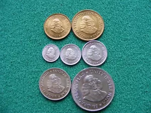 W107 South Africa Silver Coin Set 1961 as pictured - Foto 1 di 7