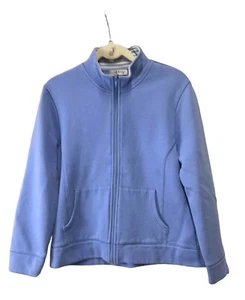 Orvis Womens Full Zip Jacket Blue Size Medium Comfy Soft - Picture 1 of 7
