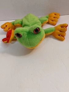 Ganz Webkinz Lil'Kinz Tree Frog 7" Plush Stuffed Animal Toy HS109 NO CODE - Picture 1 of 3