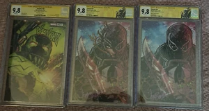 Venom 29 CGC SS 9.8 Jonboy Meyers Agente Veneno Desenmascarado/Enmascarado Virgen CONJUNTO - Imagen 1 de 5