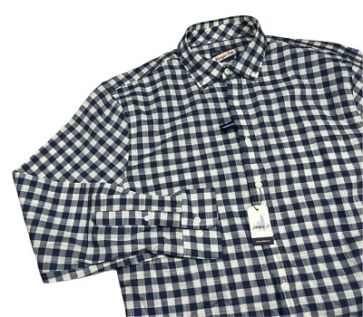Johnnie-O Shirt Men’s Medium M Watts Blue Plaid Tweener Long Sleeve Button - Image 1 of 4
