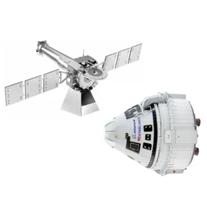 Set of 2 Metal Earth BOEING STARLINER & Chandra X-Ray Observatory 3D Model Kits - Picture 1 of 7