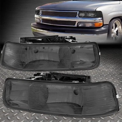PARA 99-06 CHEVY SILVERADO SUBURBAN 1500 2500 TAHOE FAROS AHUMADOS FAROS Foto 1 de 4